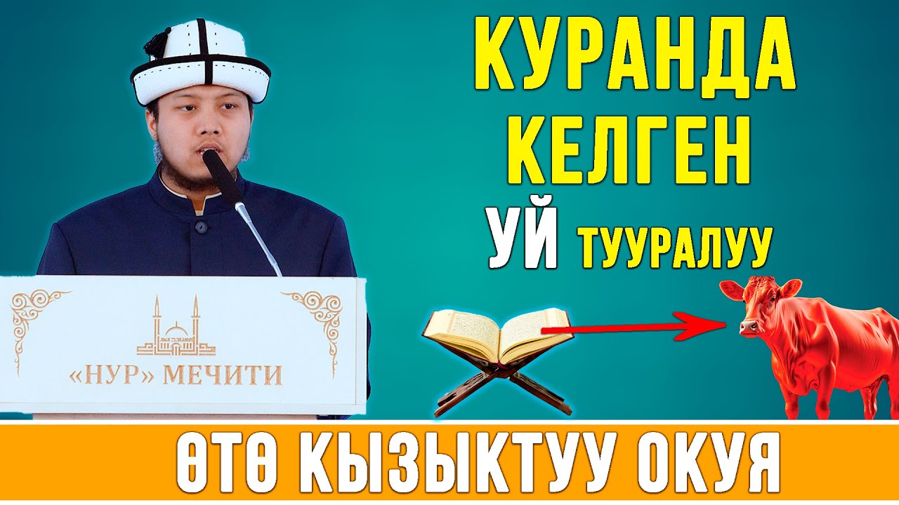 КУРАНДА КЕЛГЕН УЙ ТУУРАЛУУ ОКУЯ || КАНДАЙ БОЛГОН?