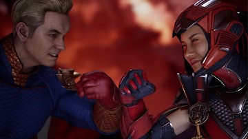 Mortal Kombat 1 - Homelander vs Sektor | All Intro/Interaction Dialogues