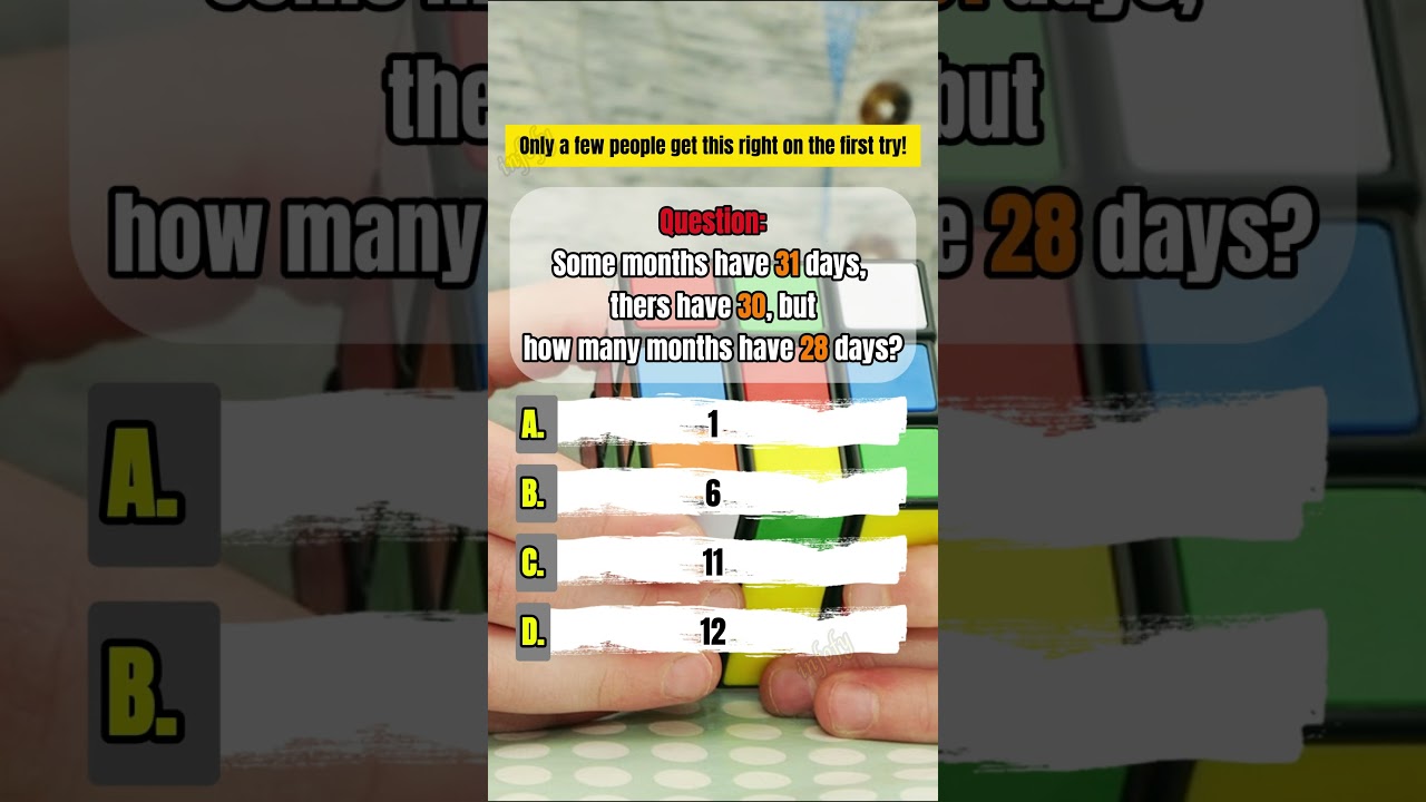 Some months have 31 days, thers have 30, but how?