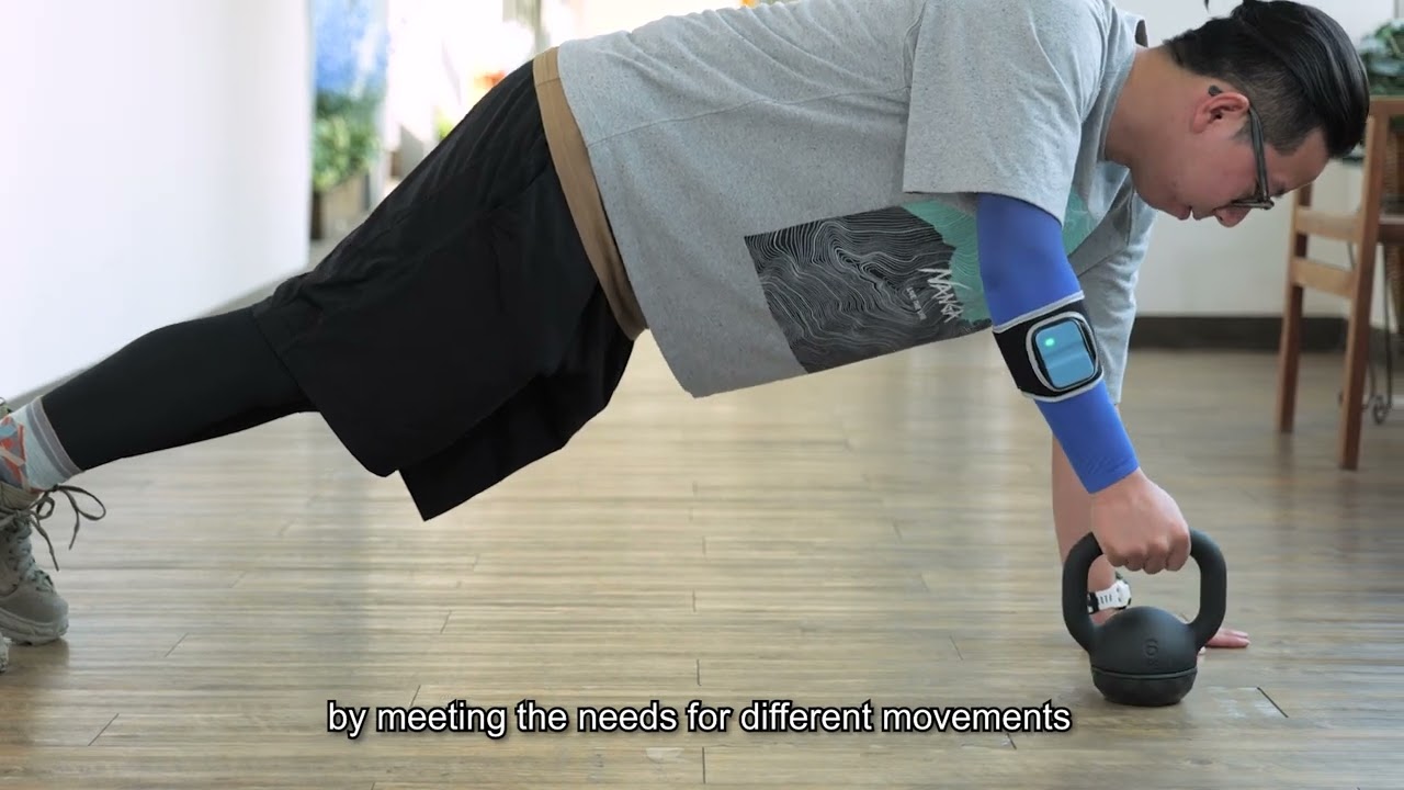 Athletic Armband for Contactless EMG Detection