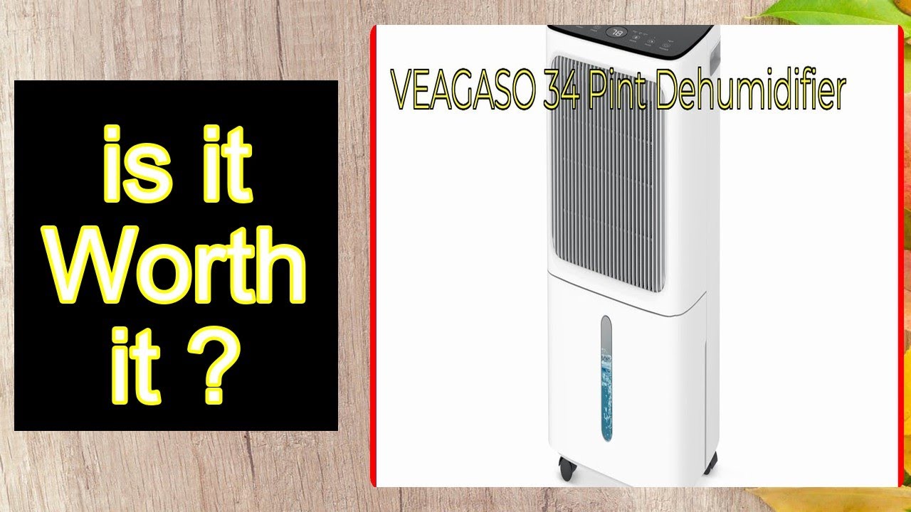 VEAGASO 34 Pint Dehumidifier Features - Important Information