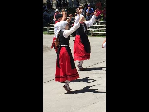 Easy Basque Dance tutorial #3-step cross 123 turn