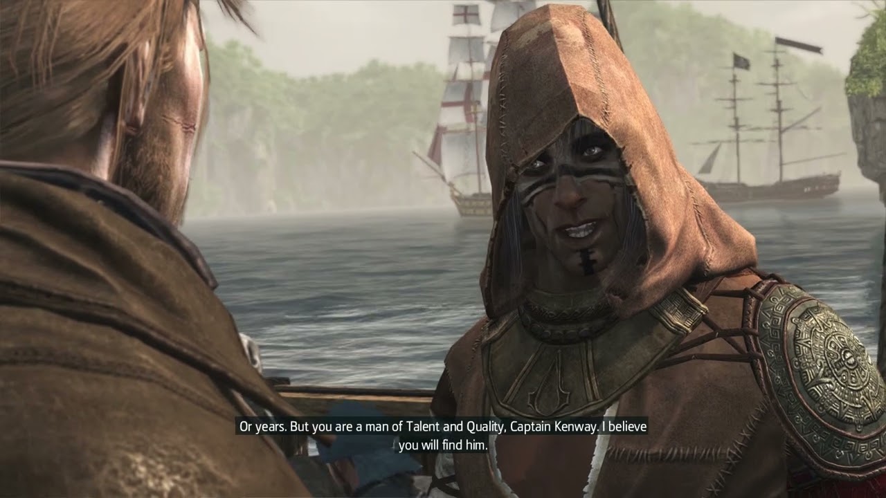 Edward met with Ah Tabai at Île à Vache. | AC4 - Part 45.2