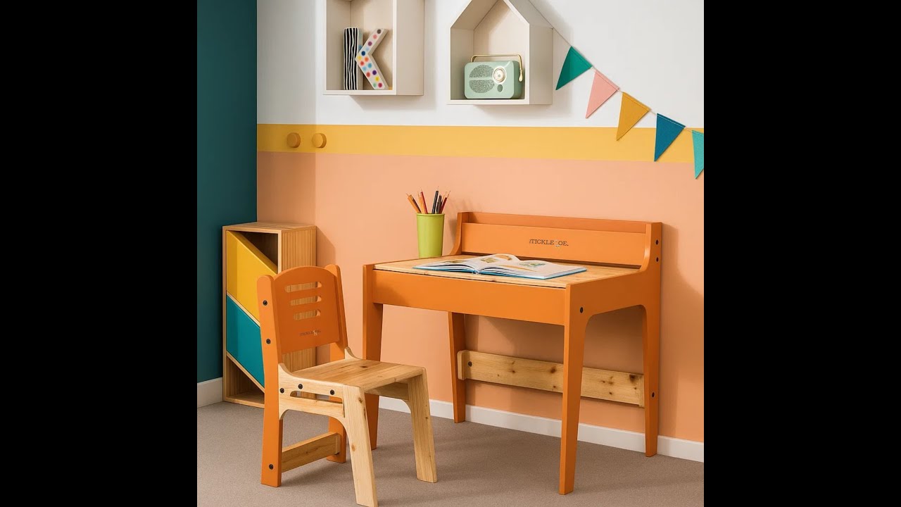 Easy DIY Table & Chair Set for Kids | Step-by-Step Installation Guide | Pine Wood| The Tickle Toe