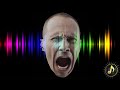 Man upset  raging screams sound effect