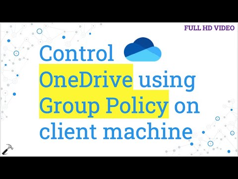 Control OneDrive using Group Policy on client machine