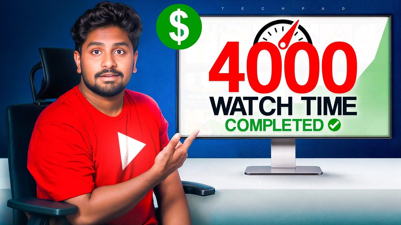 ⏰ Stop Wasting Time ! Get 4000 Watch Hours FAST with This Method 💯  In Telugu
