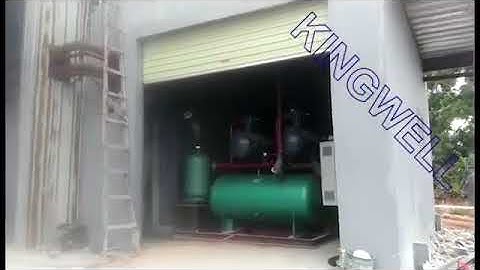 KINGWELL KW-B120 (120TONS/DAY) ICE BLOCK MACHINE UNDER INSTALLATION