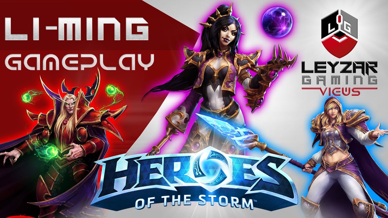 Heroes of the Storm (Gameplay) - Li-Ming, Kael'thas, Jaina - Triple Mage Carnage (HotS PTR)