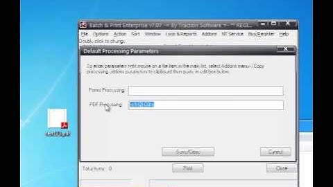 Batch & Print Enterprise - Printing using postscript conversion - quick setup