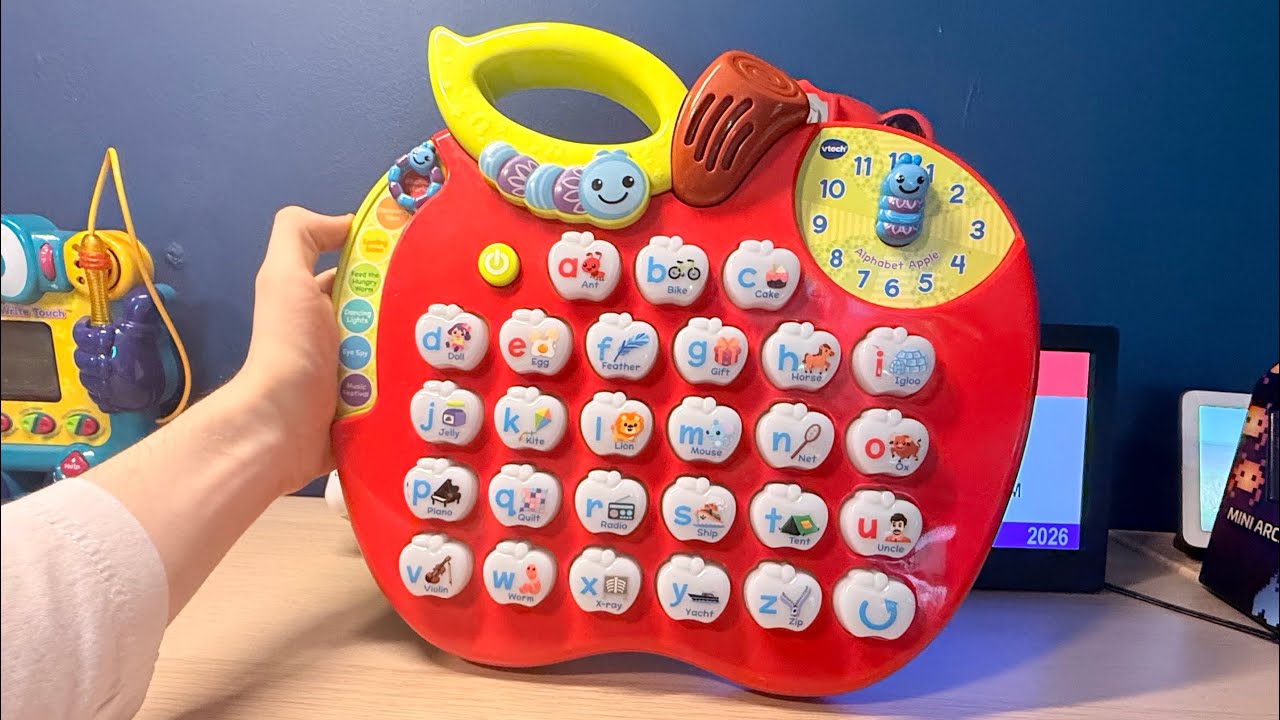 VTech Alphabet Apple (2021) - Feed The Hungry Worm - YouTube