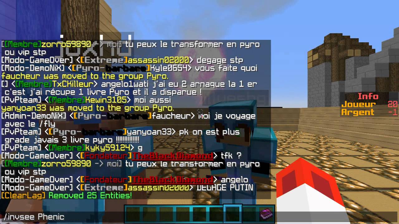 Comment Faire Une Grade Sur Mon Serveur Minecraft