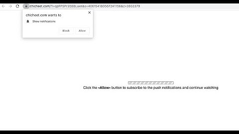 Chicheet.com push notifications (removal guide).