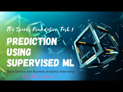 Prediction using Supervised ML | The Sparks Foundation | Task 1 Data Science and Business Analytics