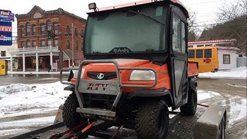 Kubota RTV 900 Snow Plow Project Part 1