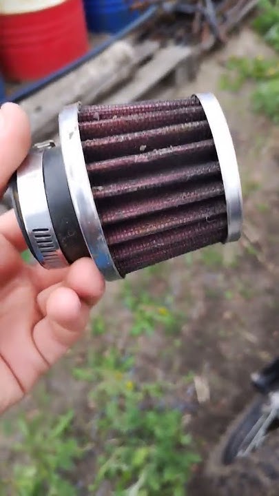 как почистить воздушный фильтр на питбайке - YouTube