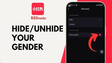 How to Hide or Unhide Your Gender on REDnote