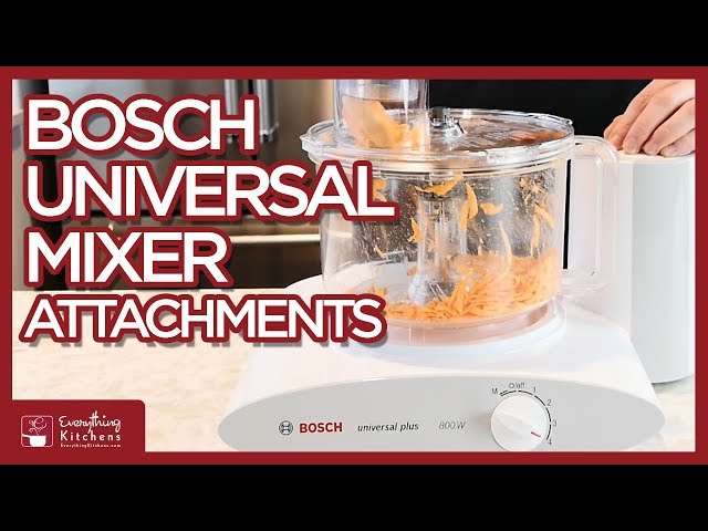 Bosch Universal Mixer Attachments - Blender, Ice Cream Maker, Food