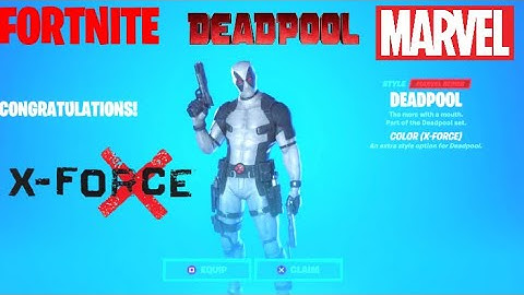 Fortnite - Deadpool Week 9 Challenge X-Force Skin