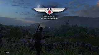 Sniper Elite Resistance - Waldo Pohl dies by grenade - from 330+m away