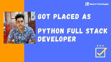 Besant Technologies Review | Amaldas Got Placed | Python Full Stack Developer Course with Placement