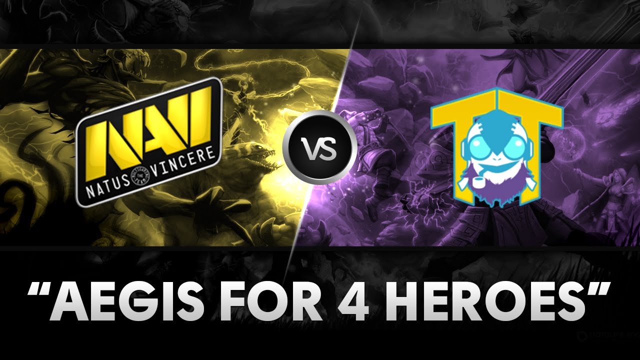 "Aegis for 4 Heroes" (Na`Vi vs Team Tinker) @ Battle Arena