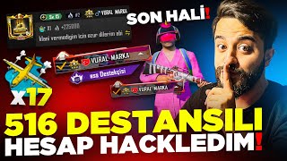 KLANIMI ÇALAN 516 DESTANSILI HESABI HACKLEDİM! TÜM UC Yİ HARCADIM! KIŞKIRTMA! PUBG Mobile