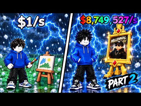 I Played Paint to Get Rich in Roblox… AND GOT RICH! 💰🎨🔥 | Part 1🚀 