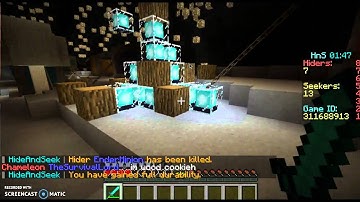 | Hide n Seek #1 | Minecraft | RUNNING ITEMS!? |