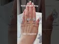 With different diamond sizes,which one would you choose?#Jewelry #rings #LabGrownDiamonds #hailey
