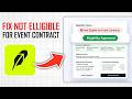 How To Fix Robinhood Not Eligible For Event Contracts (Full Guide)
