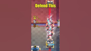 How Would You Defend This Push? #clashroyale