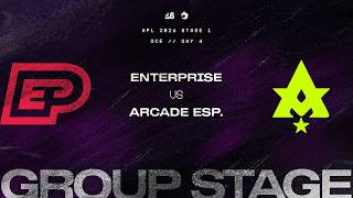 ENTERPRISE vs. ARCADE ESPORTS - APL Stage 1 2026 | OCE Group Stage Day 4