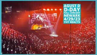 Agust D Concert 4K Newark, NJ April 29, 2023 Full Concert! YHT