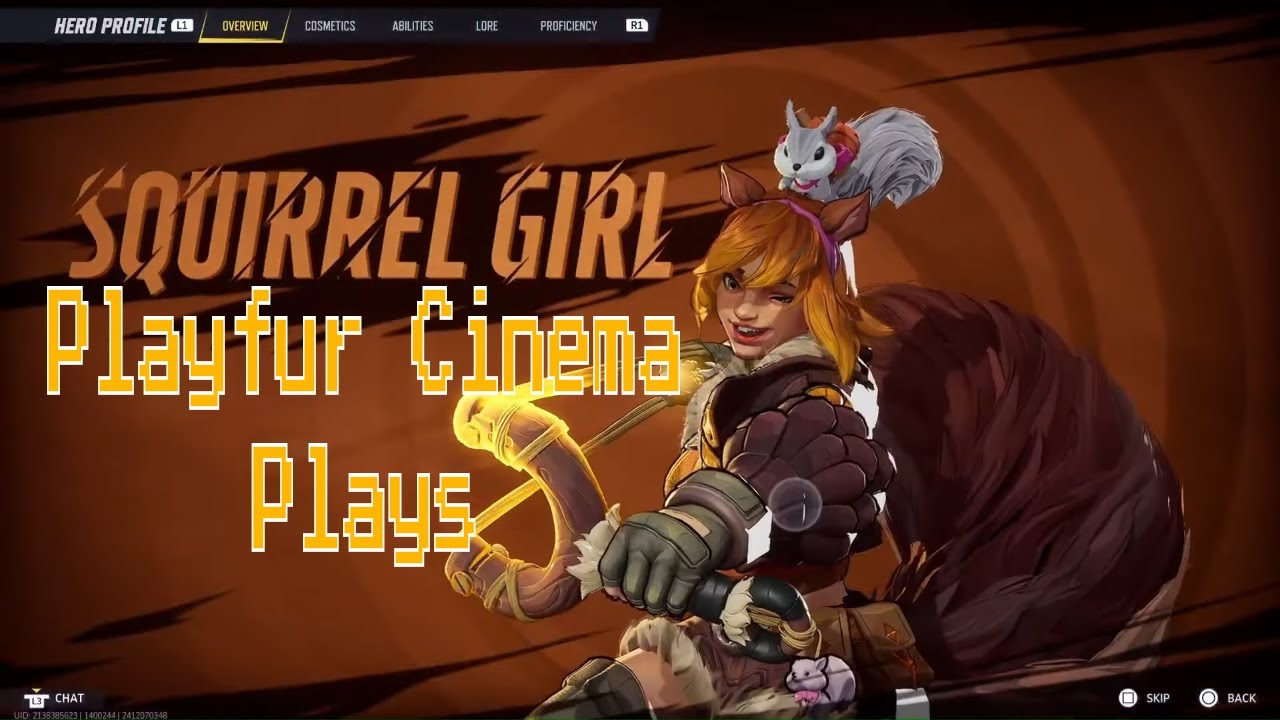 Lets Get Nuts! Squirrel Girl-Marvel Rivals (Playfur Cinema)