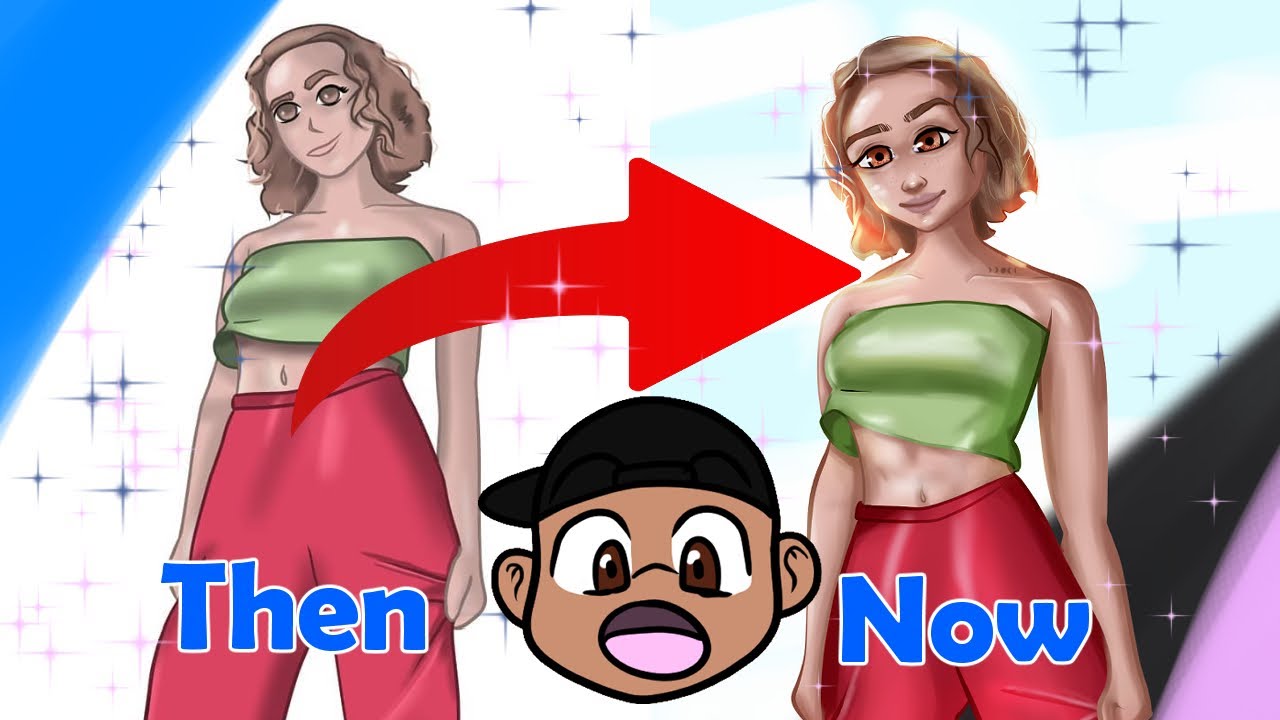 Did I improve my art? ️ I redraw my old art - YouTube