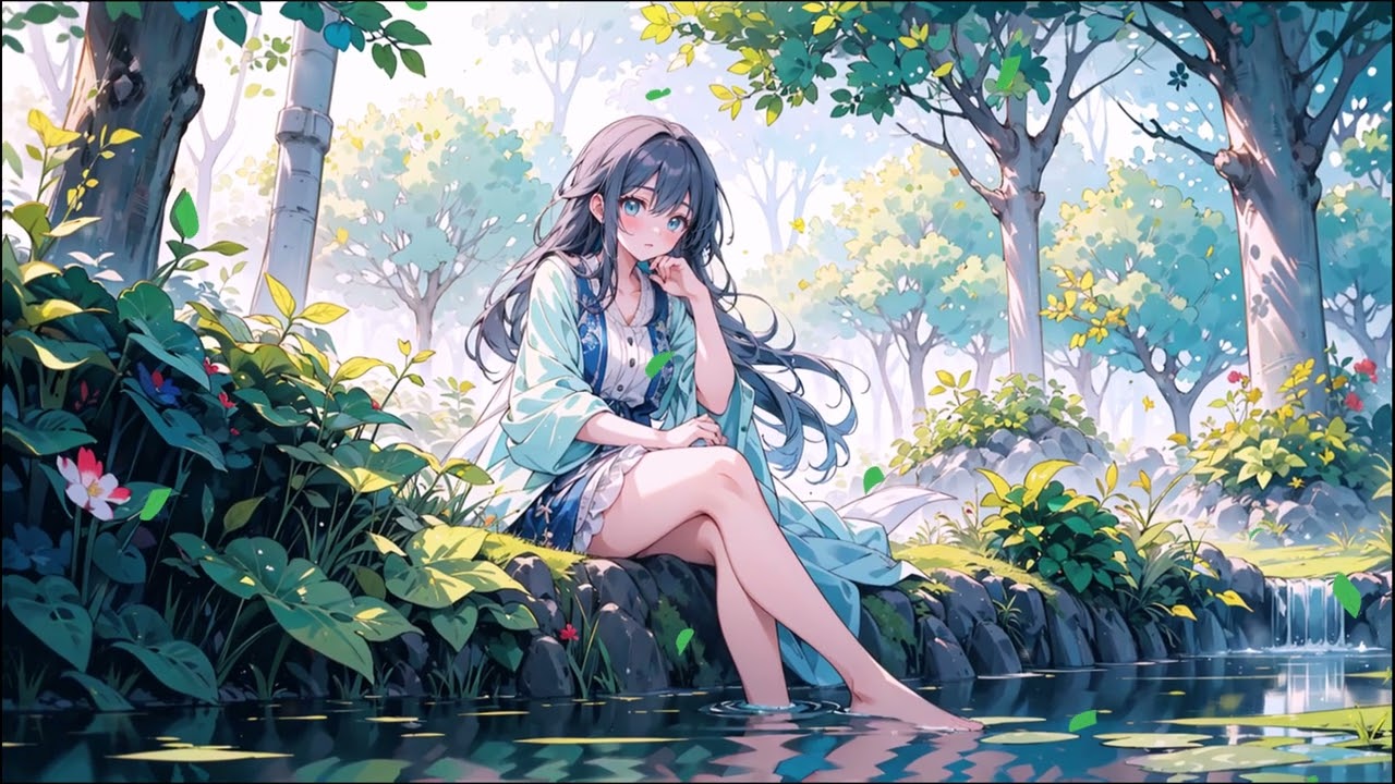 Serene Moments in Anime World 🍃 | Chill & Ambient Background Music, Perfect for Focus, Relaxation