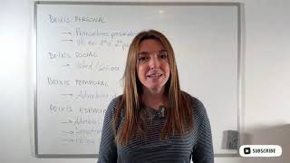 What is DEIXIS? Spanish and CASTILIAN LANGUAGE classes 2024