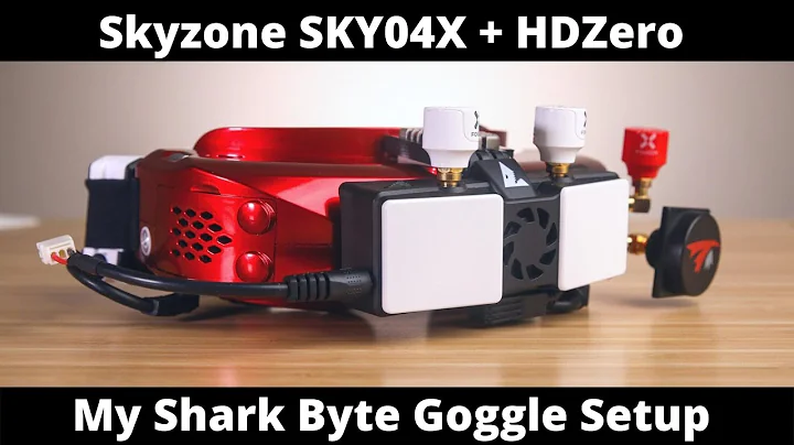 HDZero on the Skyzone Sky04X Goggles || How I Set Up My Ideal Shark Byte Goggles