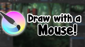 How to Draw/Paint with ONLY a Mouse in Krita!