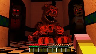 FNAF no MINECRAFT é  - ̗̀ TENEBROSO  ̖́- 😨😨😨