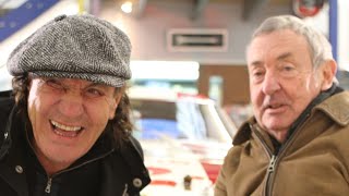 Pink Floyd&#39;s Nick Mason shows Brian Johnson his private car collection