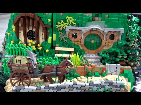 Custom LEGO Bag End with Interior Rooms from The Hobbit