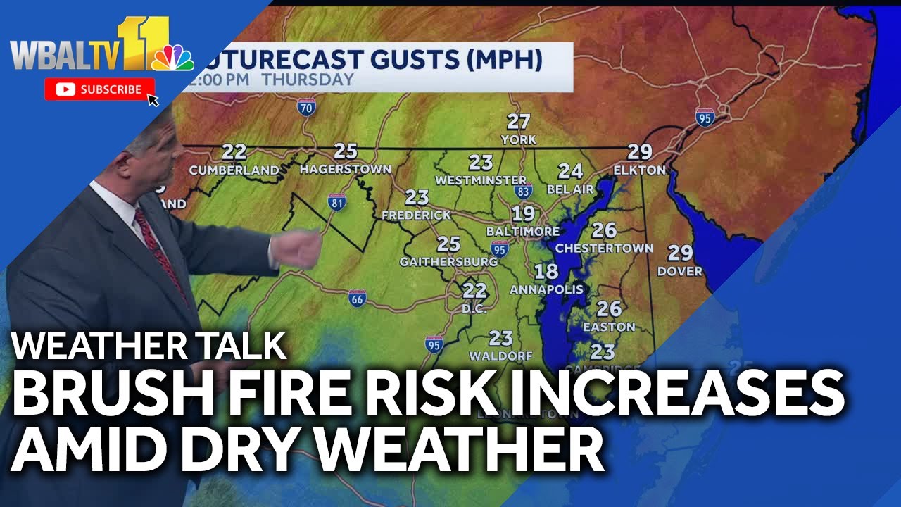 Weather Talk: Risk for brush fires increases amid dry weather pattern ...
