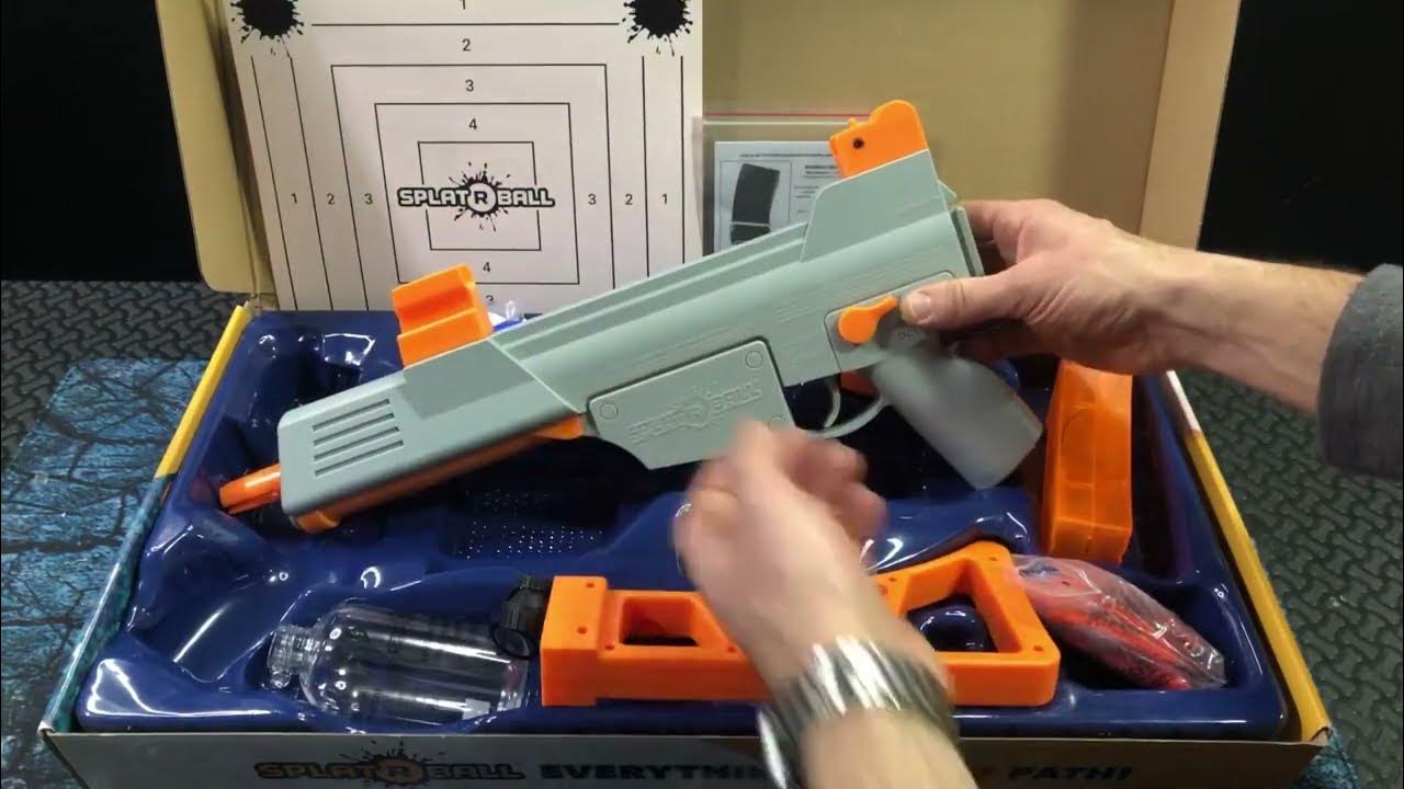 Unboxing SPLATRBALL SRB400 Electric Gel Ball Blaster YouTube