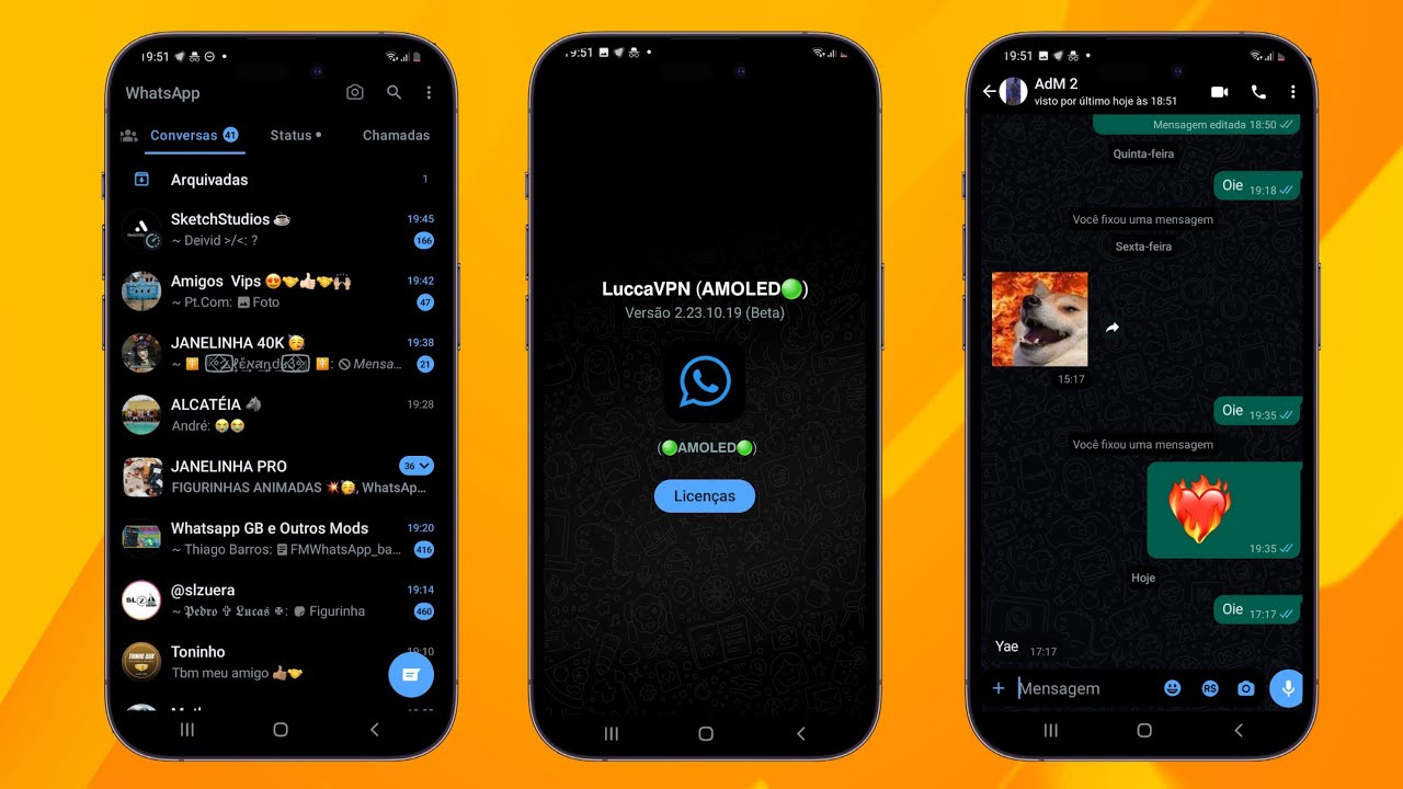 SAIU! NOVO WHATSAPP AMOLED LITE COM