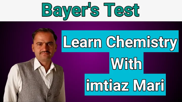 Bayer's Test l #Chemistrywithim...