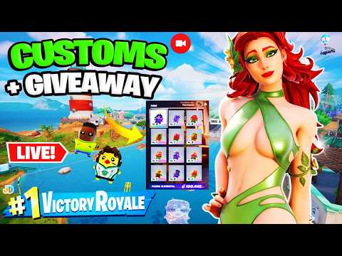 🔴 FORTNITE PT/BR GIVEAWAY | CUSTOMS GAMES SOLO/DUOS & CRIATIVO/SQUADS PS5 #fortnite