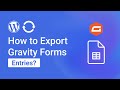 How to Export Gravity Forms Entries with WPSyncSheets For Gravity Forms?