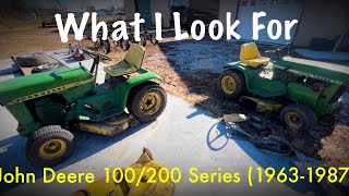 Buyer’s Guide - John Deere 110/112 or 200 Series